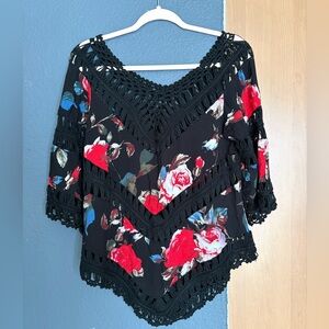 Cupshe swim cover up top size medium